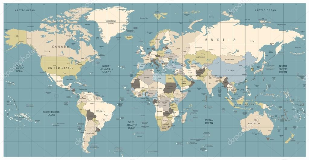 World Maps  Maps of all countries, cities and regions of The World