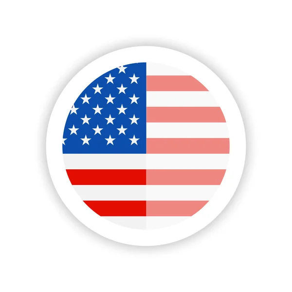 Flag United States Flag Icon — Stock Vector