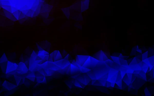 Синій чорний світло багатокутний мозаїчний фон — стоковий вектор