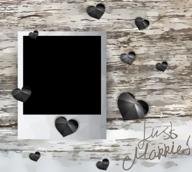 Just married photo frame 3