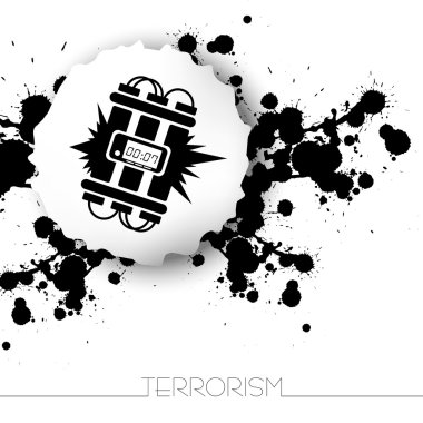 Tehlike uyarı terörizm arka plan