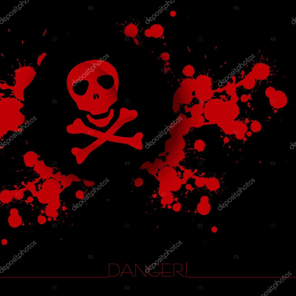 Danger warning background Stock Vector Image by ©Livenart #86243186