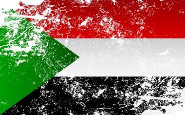 Sudan Grunge doku bayrak