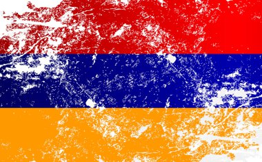 Ermenistan Grunge doku bayrak