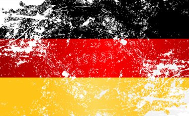 Almanya Grunge doku bayrak