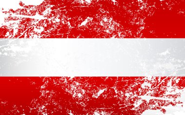 Avusturya Grunge doku bayrak