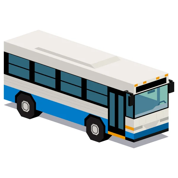 Illustration des Busses isoliert auf weißem Hintergrund — Stockvektor