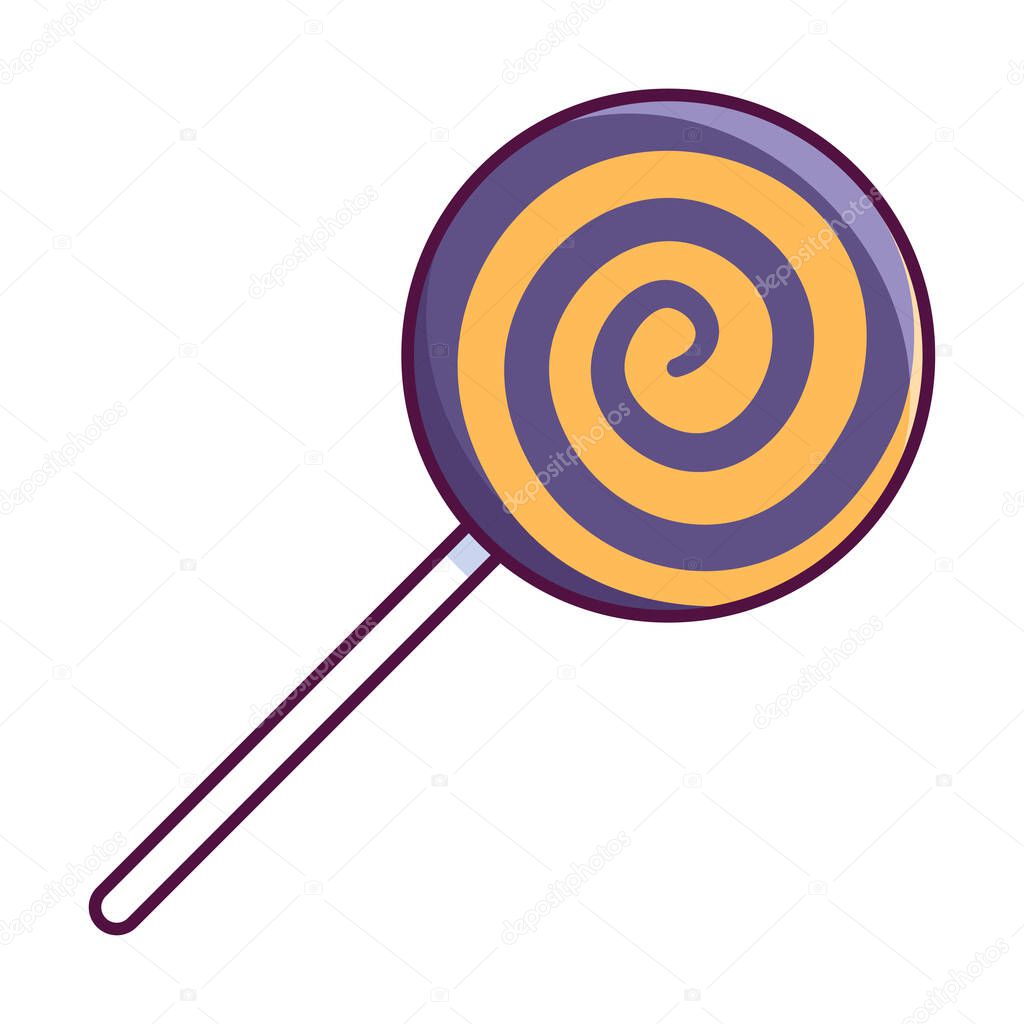 Isolated lollipop icon