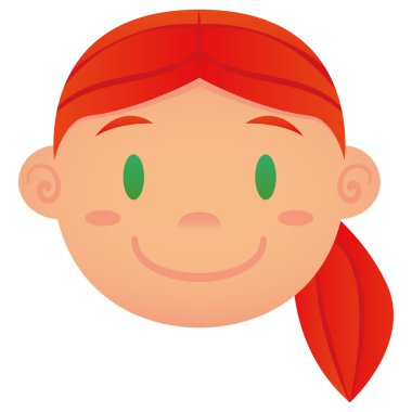 Mutlu gülümseyen yüzler çizimi