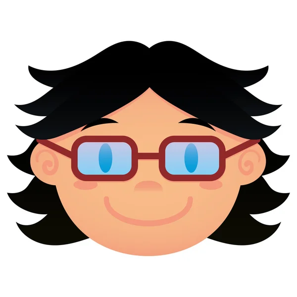 Cartoon Face Isolated On White Background Stock Vector Image by ©Aratehortua 79188912