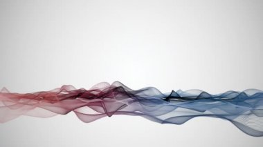 Fantastik video animasyon ile hareket ve senin metin için yer dalga nesnesinde döngü Hd 1080p