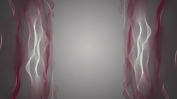 Fantastique animation vidéo avec objet vague en mouvement et espace pour votre texte, boucle HD 1080p 