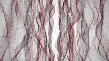 fantastik video animasyon ile dalga nesne hareket, döngü hd 1080p