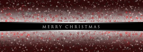 Wunderbare Weihnachten Hintergrund Design Illustration mit Sternen und Schneeflocken — Stockfoto