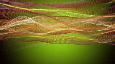 Dalga nesne hareket, 4096 x 2304 döngü 4k ile fantastik video animasyon