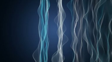 Fantastik video animasyon ile hareket ve senin metin için yer dalga nesnesinde döngü Hd 1080p