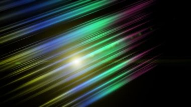 Şerit nesne ve ışık ağır çekimde fütüristik video animasyon döngü Hd 1080p