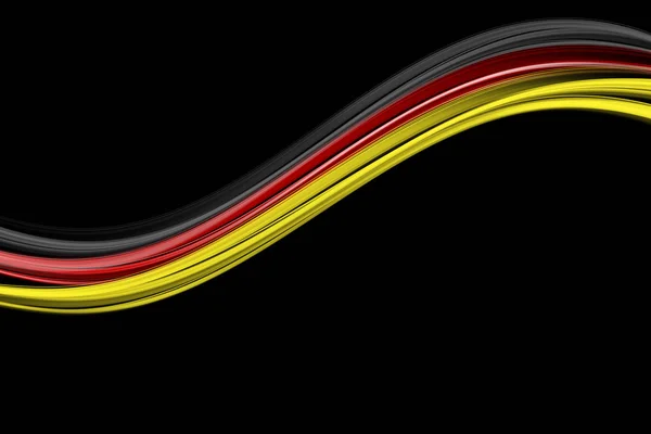 Design de onda colorido alemão ilustrado para eventos esportivos — Fotografia de Stock