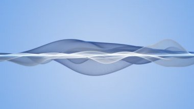 Fantastik video animasyon yavaş hareket ve senin metin için yer dalga nesnesiyle döngü Hd 1080p