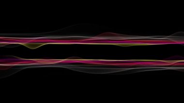 Fantastik video animasyon yavaş hareket ve senin metin için yer dalga nesnesiyle döngü Hd 1080p