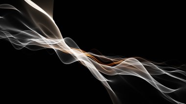 Işıklı fütüristik teknoloji dalga arkaplan tasarımı