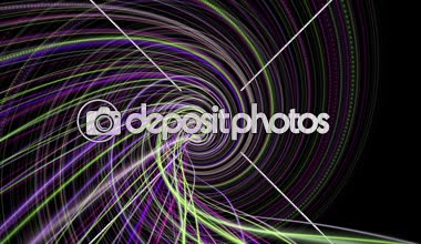 Fantastik video animasyon parçacık Şerit nesne ağır çekimde ile döngü Hd 1080p