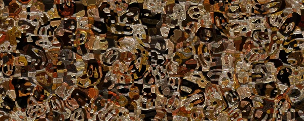 Maravilloso abstracto ilustrado patrón de fondo panorama de vidrio — Foto de Stock
