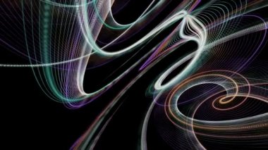 parçacık Şerit nesne hareket ile fantastik video animasyon döngüsü hd 1080p