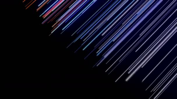 Futuristische video-animatie met Stripe object en licht Shimmer in beweging, 4096x2304 loop 4k — Stockvideo