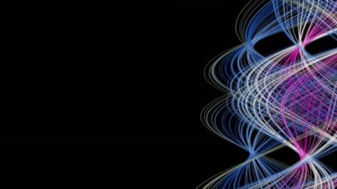 Metin, 4096x2304 döngü 4k için hareket ve boşluk şerit nesne ile Fantastik video animasyon