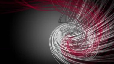 Ağır çekimde parçacık şeritli nesne ile güçlü video animasyonu, 4096x2304 döngü 4K