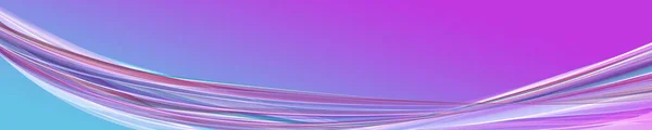 Abstract elegant romantic wave panorama background design illustration