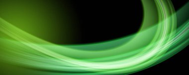 Soyut eko dalga panorama arkaplan tasarımı çizimi