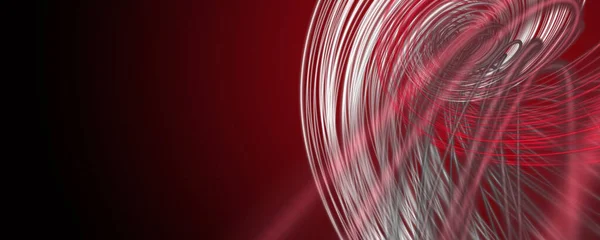 Потужна Ілюстрація Дизайну Фонової Панорами Хвилі Смуги — стокове фото