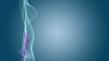 Parçacık dalga nesnesi ile fantastik video animasyonu yavaş çekim ve metin için boşluk, 4096x2304 döngü 4K