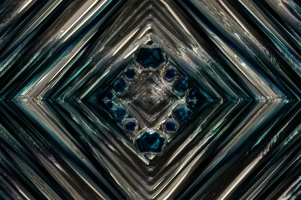 Magnifique motif abstrait en verre illustré — Photo