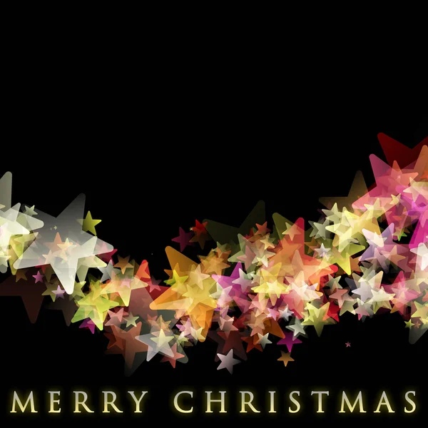 Yıldızlı harika Noel arkaplan tasarımı çizimi