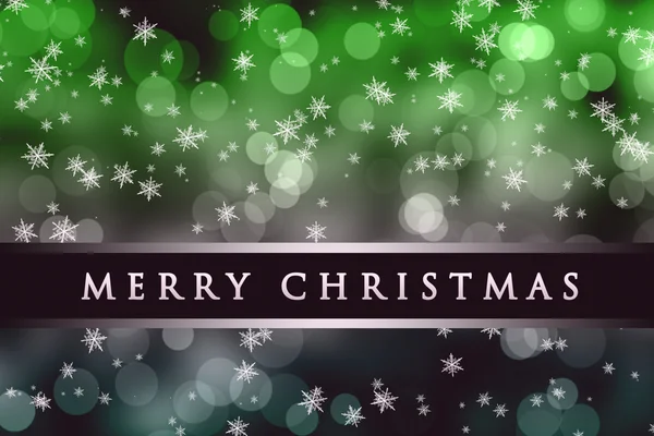 Prachtige Kerstmis achtergrond ontwerp illustratie met sneeuwvlokken — Stockfoto