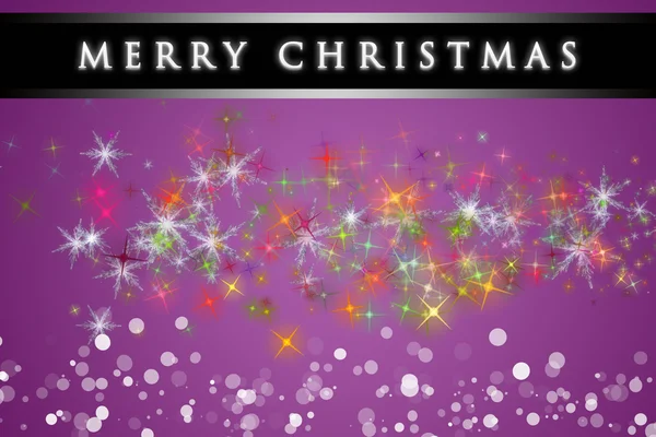 Wonderful Christmas background design with stars and snowflakes — Stock Photo, Image