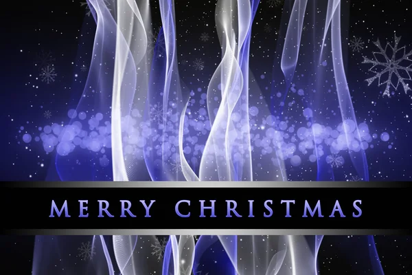 Fantastisk jul våg design med snöflingor — Stockfoto