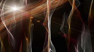 fantastik video animasyon ile dalga nesne ve arka plan hareketli, döngü hd 1080p