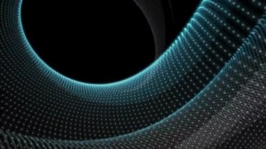 fütüristik video animasyon hareketli parçacık nesnesiyle döngü hd 1080p