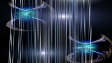 Şerit nesne ve arka plan hareketli, fantastik video animasyon döngüsü hd 1080p