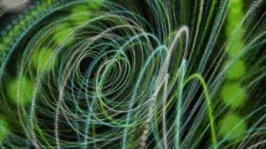 Fantastik Eko video animasyon hareketli parçacık Şerit nesne ile döngü Hd 1080p