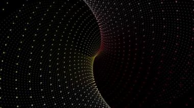 fütüristik video animasyon hareketli parçacık nesnesiyle döngü hd 1080p