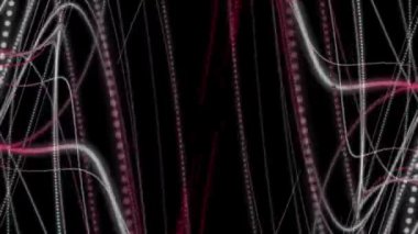 fantastik video animasyon hareketli parçacık Şerit nesne ile döngü hd 1080p