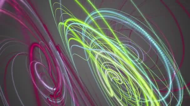 Fantastique animation vidéo avec objet particule en mouvement, boucle HD 1080p 