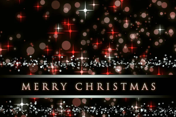 Чудесный рождественский фоновый дизайн со снежинками и звездами — стоковое фото