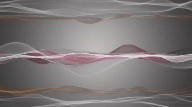 fantastik video animasyon ile dalga nesne hareket, döngü hd 1080p