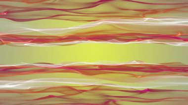 fantastik video animasyon ile dalga nesne hareket, döngü hd 1080p